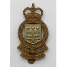 Royal Army Ordnance Corps (R.A.O.C.) Bi-metal Cap Badge - Queen's Crown