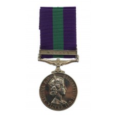 General Service Medal (Clasp - Malaya) - Pte. D. Louden, King's Own Scottish Borderers