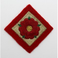 42nd (Lancashire) Division Cloth Formation Sign