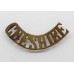 Cheshire Regiment (CHESHIRE) Brass Shoulder Title