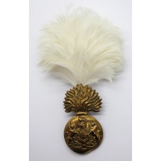 Royal Scots Fusiliers Cap Badge with Feather Hackle/Plume