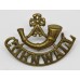 Duke of Cornwall's Light Infantry (Bugle over CORNWALL) Brass Shoulder Title