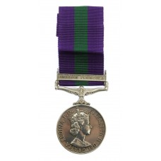 General Service Medal (Clasp - Arabian Peninsula) - Fus. D.G. Holden, Royal Highland Fusiliers