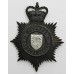 Gwynedd Constabulary Night Helmet Plate - Queens Crown