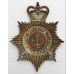 Gwynedd Constabulary Night Helmet Plate - Queens Crown