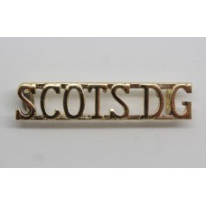 Royal Scots Dragoon Guards (SCOTS DG) Anodised (Staybrite) Shoulder Title