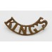 King's Liverpool Regiment (KING'S) Shoulder Title