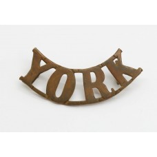 Yorkshire Regiment (YORK) Shoulder Title