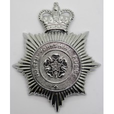North Yorkshire Police Helmet Plate - Queen's Crown