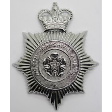 North Yorkshire Police Helmet Plate - Queen's Crown