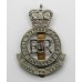 Royal Military Academy Sandhurst Cap Badge - Queen's Crown