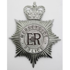 Merseyside Police Helmet Plate - Queen's Crown