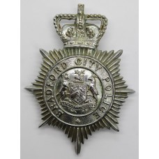 Bradford City Police Helmet Plate - Queen's Crown