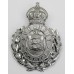 Guernsey Police Wreath Helmet Plate - King's Crown