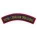 Royal Canadian Dragoons (ROYAL CANADIAN DRAGOONS) Cloth Shoulder Title