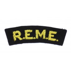 Royal Electrical & Mechanical Engineers (R.E.M.E.) Cloth Shoulder Title