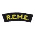 Royal Electrical & Mechanical Engineers (R.E.M.E.) Cloth Shoulder Title