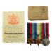 WW2 Merchant Navy Casualty Medal Group of Three with Box of Issue and Condolence Slip - Purser O.D.G. Thomas, Merchant Navy, M.V. William Wilberforce - K.I.A.