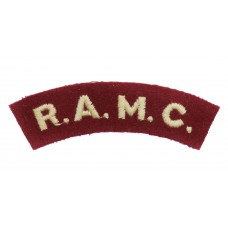 Royal Army Medical Corps (R.A.M.C.) Cloth Shoulder Title
