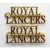 Pair of Royal Lancers (ROYAL/LANCERS) Shoulder Titles