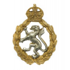 Women's Royal Army Corps (W.R.A.C.) Officer's Cap Badge - King's Crown