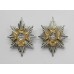 Pair of Worcestershire & Sherwood Foresters Anodised (Staybrite) Collar Badges