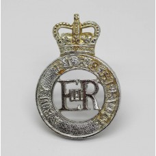 Army Fire Service Anodised (Staybrite) Cap Badge