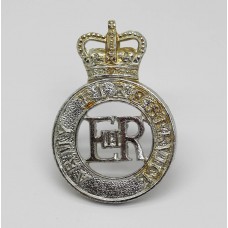 Army Fire Service Anodised (Staybrite) Cap Badge