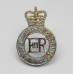 Army Fire Service Anodised (Staybrite) Cap Badge