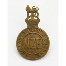 New Zealand Engineers Cap Badge - King's Crown