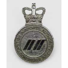 British Airports Authority Constabulary Cap Badge - Queen's Crown