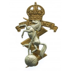 Royal Electrical & Mechanical Engineers (R.E.M.E.) Cap Badge - King's Crown (2nd Pattern)