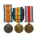 Kendra Family WW1 and WW2 Father & Son Medal Group - Army Service Corps / North Riding Special Constabulary & Merchant Navy