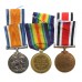 Kendra Family WW1 and WW2 Father & Son Medal Group - Army Service Corps / North Riding Special Constabulary & Merchant Navy