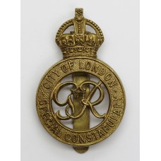 George VI City of London Special Constabulary Cap Badge