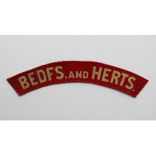 Bedfordshire & Hertfordshire Regiment (BEDFS. AND HERTS) WW2 