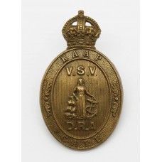 South Africa Cape Defence Rifle Association Cap Badge - King's Crown