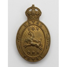 South Africa Natal Defence Rifle Association Cap Badge - King's Crown