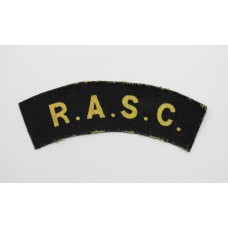 Royal Army Service Corps (R.A.S.C.) WW2 Printed Shoulder Title