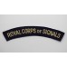 Royal Signals (ROYAL CORPS OF SIGNALS) Cloth Shoulder Title