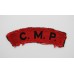 Corps of Military Police (C.M.P.) Printed Shoulder Title