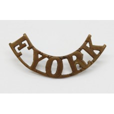 East Yorkshire Regiment (E.YORK) Shoulder Title