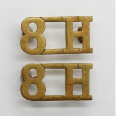 Pair of 8th Hussars (8H) Shoulder Titles