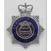 Cambridgeshire Constabulary Senior Officer's Enamelled Cap Badge - Queen's Crown