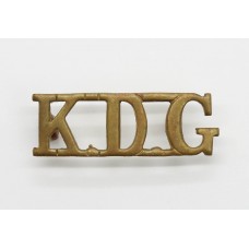 King's Dragoon Guards (K.D.G.) Shoulder Title