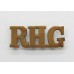 Royal Horse Guards (R.H.G.) Shoulder Title