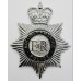 Nottinghamshire Police Enamelled Helmet Plate - Queen's Crown