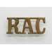 Royal Armoured Corps (R.A.C.) Shoulder Title