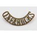 Oxfordshire & Buckinghamshire Light Infantry (OXF&BUCKS) Shoulder Title
