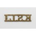 King's Shropshire Light Infantry (K.S.L.I.) Shoulder Title